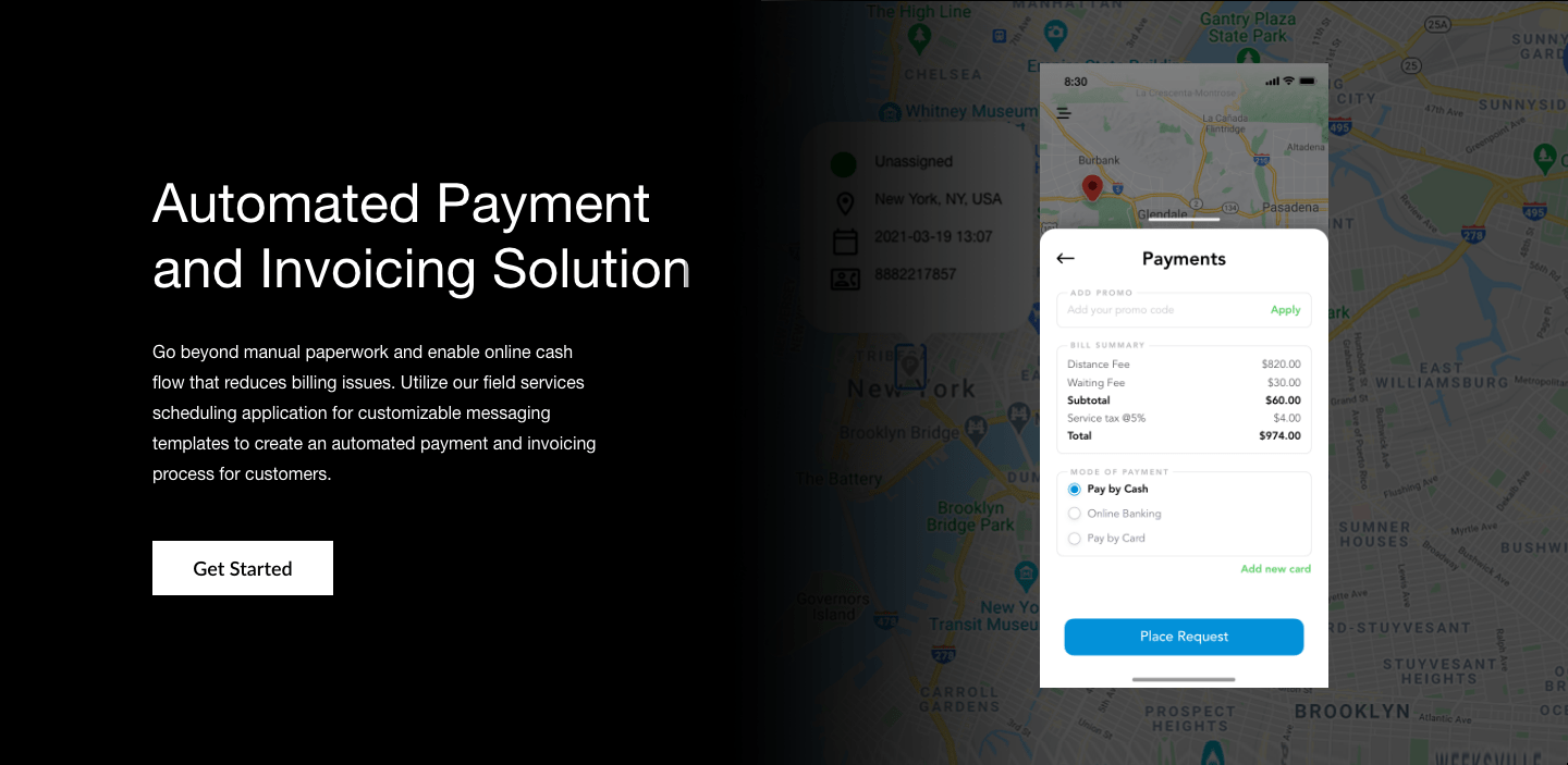 Create customizable invoice templates to manage payments. Offer a wide range of secure and flexible options to make payments.