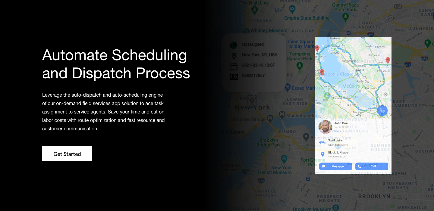 On-Demand Pest Control Scheduling Software - Auto-assign requests to your best suitable technicians with geofencing capabilities.