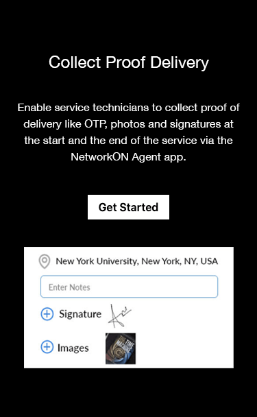 Service Scheduling Software for HVAC Businesses- Collect proof of delivery at the time of completion of service