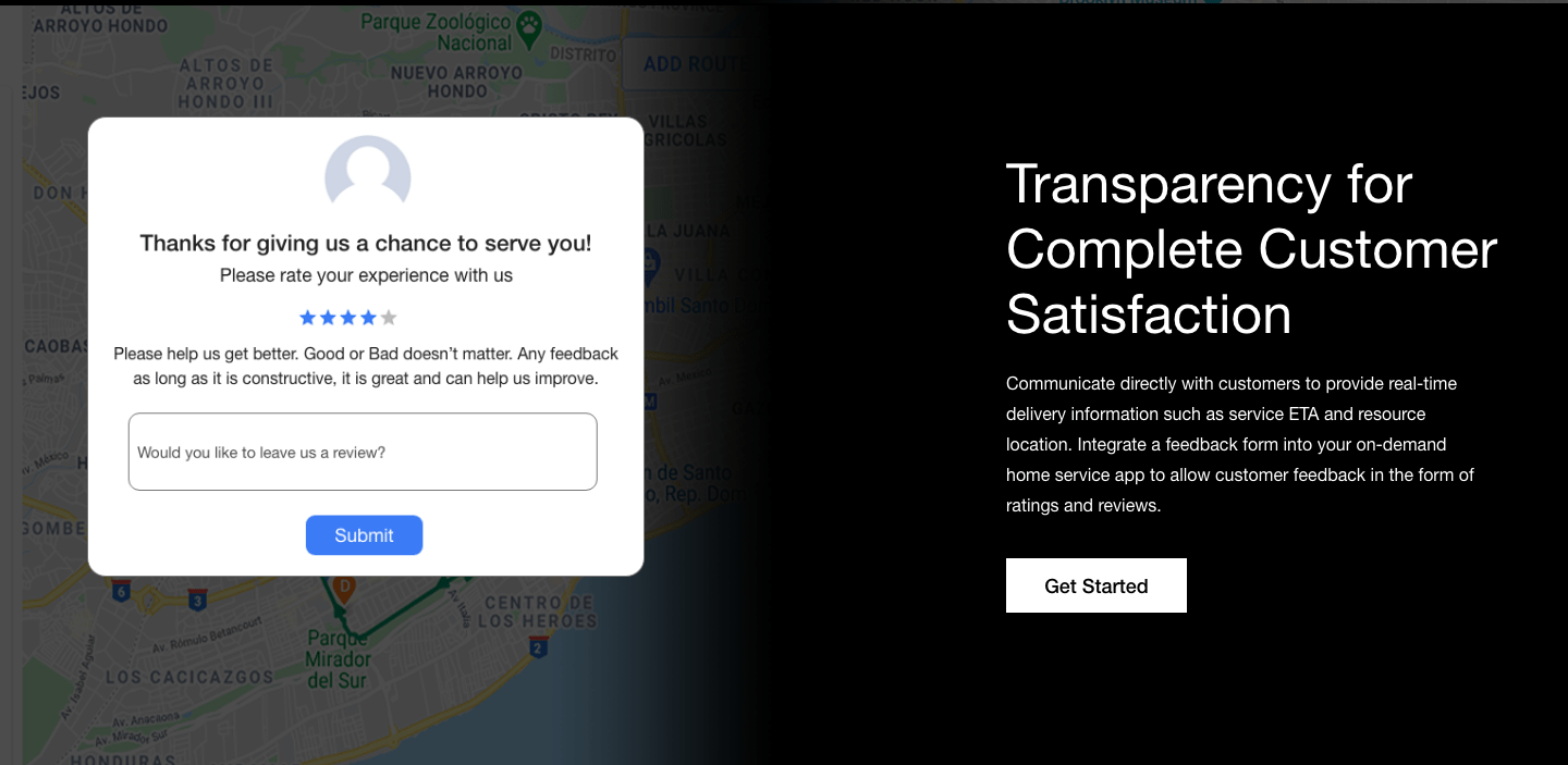 On-Demand Home Services Solutions - Communicate with service technicians, customers and your team in real-time. Notify customers using push notifications.