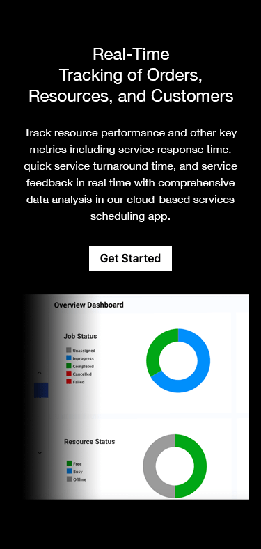 Pest Control Scheduling Software - Track technicians in real-time from the start to completion of tasks. Notify agents using push notifications.
