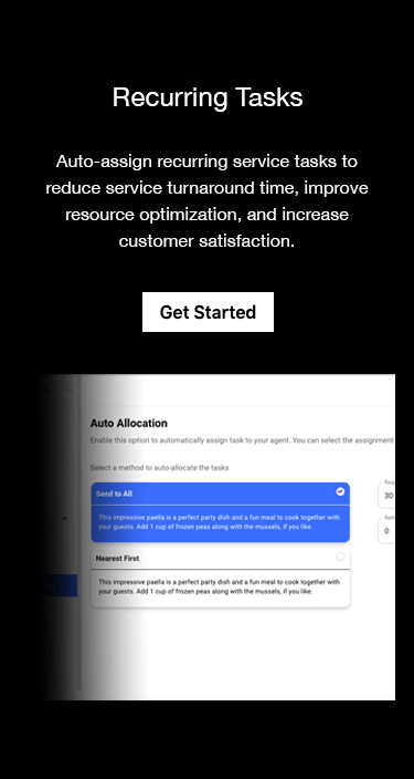 HVAC Service Software - Auto-assign recurring service requests to best suitable agents to reduce service turnaround time.