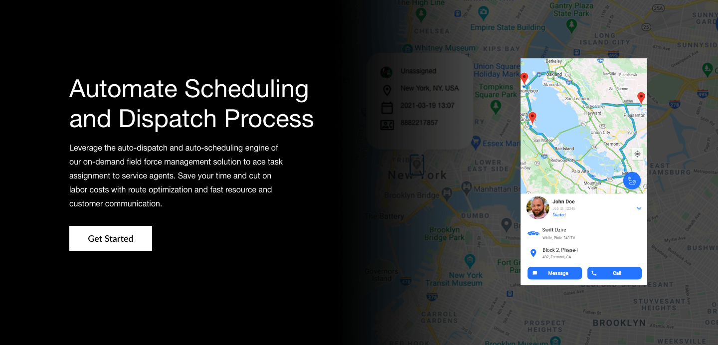 Auto-assign appointments to best suitable beauticians with ease. Create geofences to manage your beauty service providers using a centralized beauty home services platform.