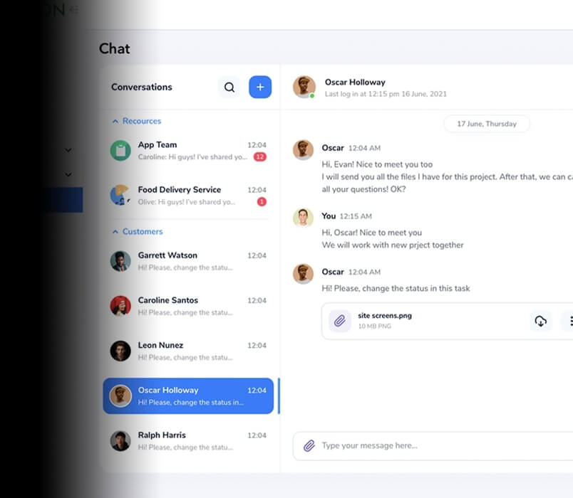 Our trucking delivery dispatch software allows you to real-time communication with customers to make delivery operation effectively
