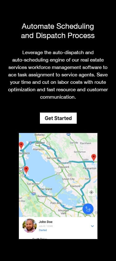 Insurance Scheduling Software - Leverage the auto-dispatch and auto-scheduling engine of insurance scheduling management software to ace task assignment to service agents.