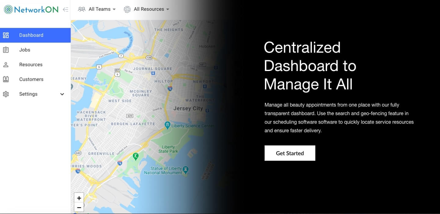 Field Force Management for Insurance - Manage all appointments from one place with our fully transparent dashboard.
