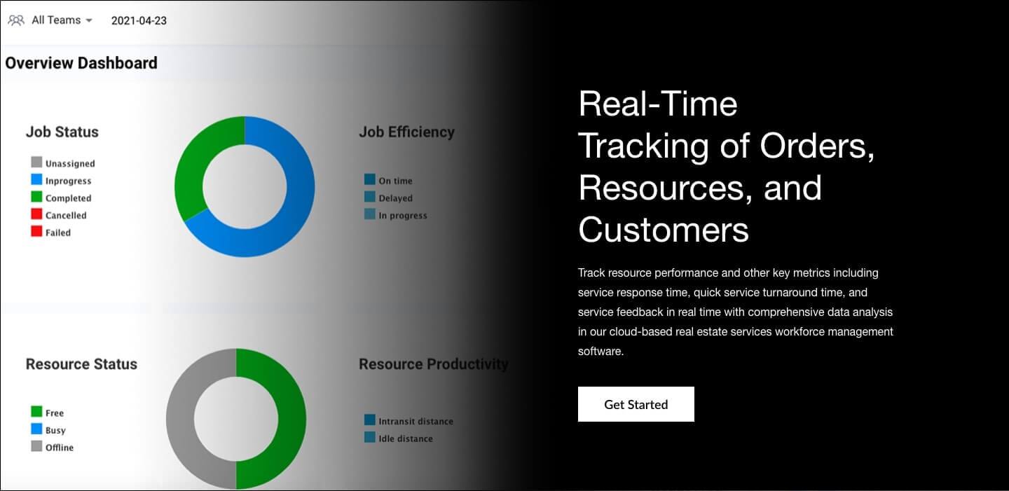 On-demand field force management software - Power your workforce with real-time updates about the service requests. Track your workforce, bookings, and customers in real-time.