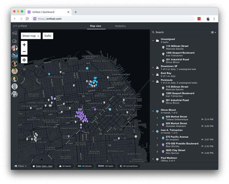 Delivery Management Software - onfleet